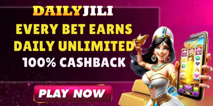 DAILY UNLIMITED 100% CASHBACK banner