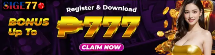 Sige77 777 register bonus banner