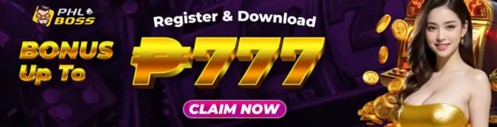 Philboss 777 register bonus banner