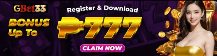 Gbet33 register and download bonus banner