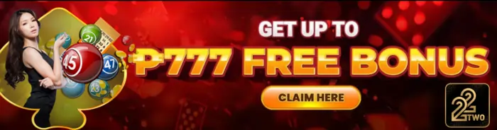 22two 777 free bonus banner