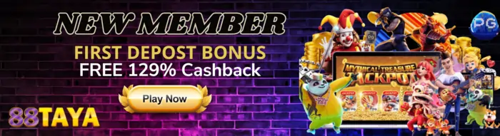 88Taya new member deposit bonus banner