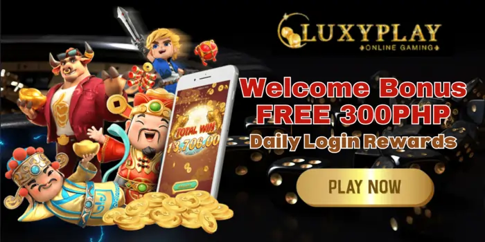 LuxyPlay welcome bonus banner