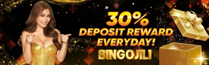 BingoJili deposit rewards banner